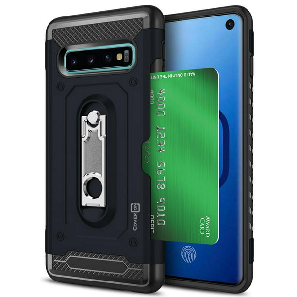 Samsung Galaxy S10 5G Flip Case Cover for Samsung Galaxy S10 5G Leather Extra-Shockproof Business Mobile Phone case Kickstand Card Holders with Free Waterproof-Bag 